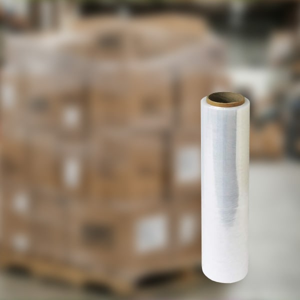 HEIKO ストレッチフィルム 77mm紙管 15μ 500mm×300m 1巻（ご注文単位6巻）