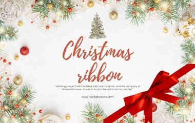 クリスマスリボン