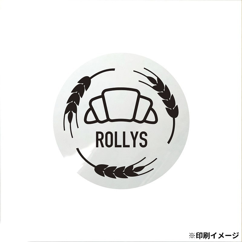 【オリジナル印刷】 特注シール 真円　φ25 1色印刷 5000枚