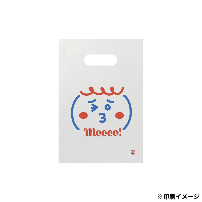【オリジナル印刷】 特注HDポリ袋 19－28　2C ナチュラルまたは乳白 18000枚