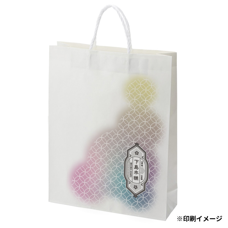 【オリジナル印刷】特注小ロットスムースバッグ　KA フルカラー片面印刷 白無地300枚