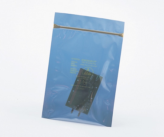 アズワン 静電気防止バッグ ジッパー型 254×356 約0.08～0.09mm 1箱（100枚入）　13275 1箱（ご注文単位1箱）【直送品】