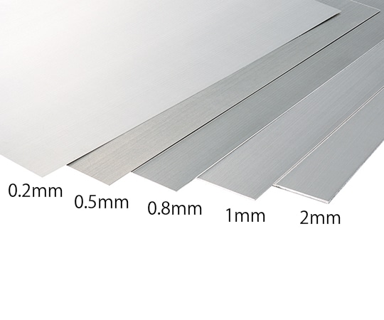 アズワン マグネシウム板材(圧延材) 厚さ0.5mm 100×300mm　 1枚（ご注文単位1枚）【直送品】