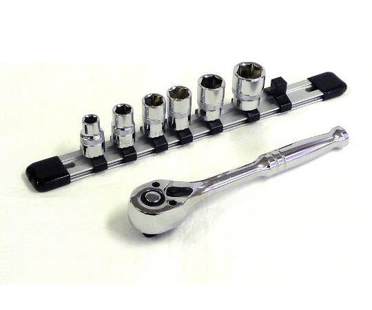 TONE ソケットレンチセット 9.5mm角 SHCH3080 1個(ご注文単位1個)【直送品】