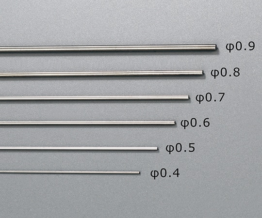 アズワン タングステン線(φ0.6×500mm)　W-φ0.6 1個（ご注文単位1個）【直送品】
