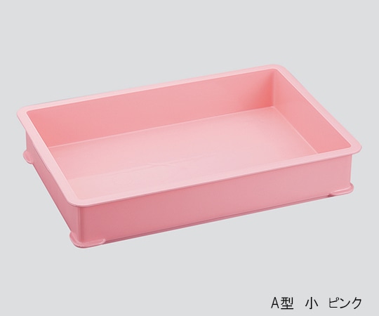 江部松商事 カラー番重 A型 小 ピンク　 1個（ご注文単位1個）【直送品】