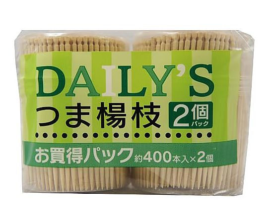 大和物産 デイリーズ楊枝SL-400 2個 4904681506188 1パック(ご注文単位1パック)【直送品】