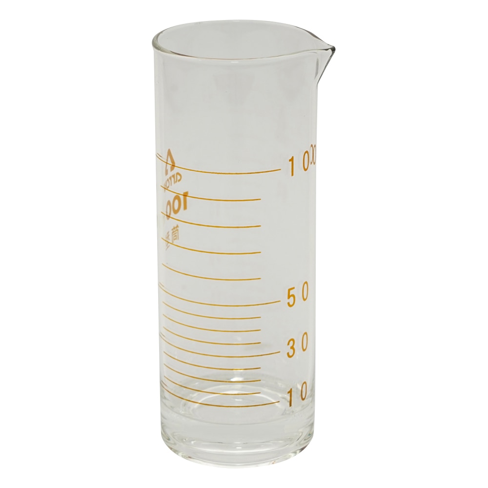アズワン 液量計(円筒形) 100mL 1個(ご注文単位1個)【直送品】