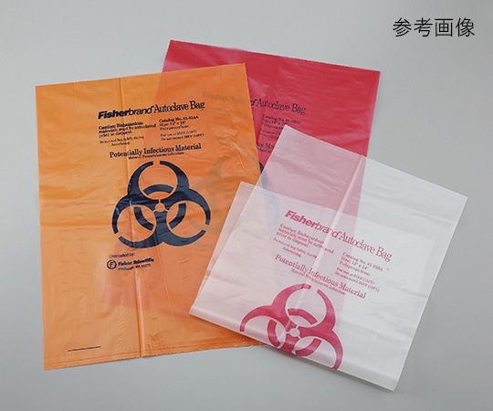 Fisher Scientific バイオハザードオートクレーブバッグ 透明 300×610×0.05mm 1箱(200枚入) 01-826A 1箱(ご注文単位1箱)【直送品】