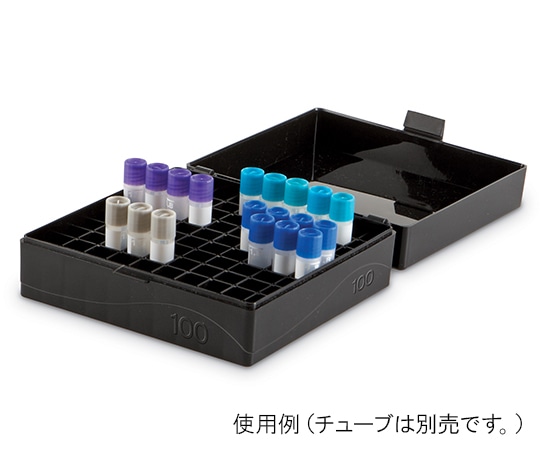 Fisher Scientific マイクロチューブストレージボックス 100本用 黒 5個入 11918014 1ケース(ご注文単位1ケース)【直送品】
