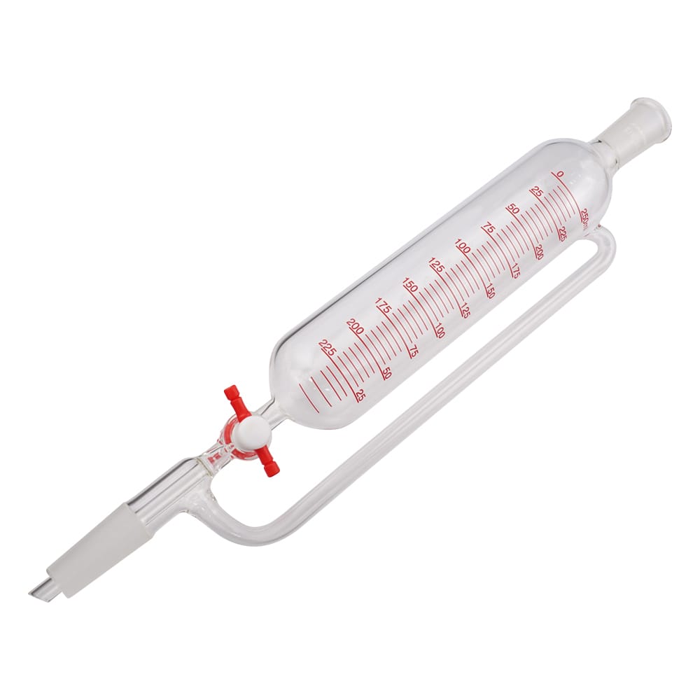 アズワン 円筒分液ロート(平衡型・PTFEコック) 250mL 1個(ご注文単位1個)【直送品】