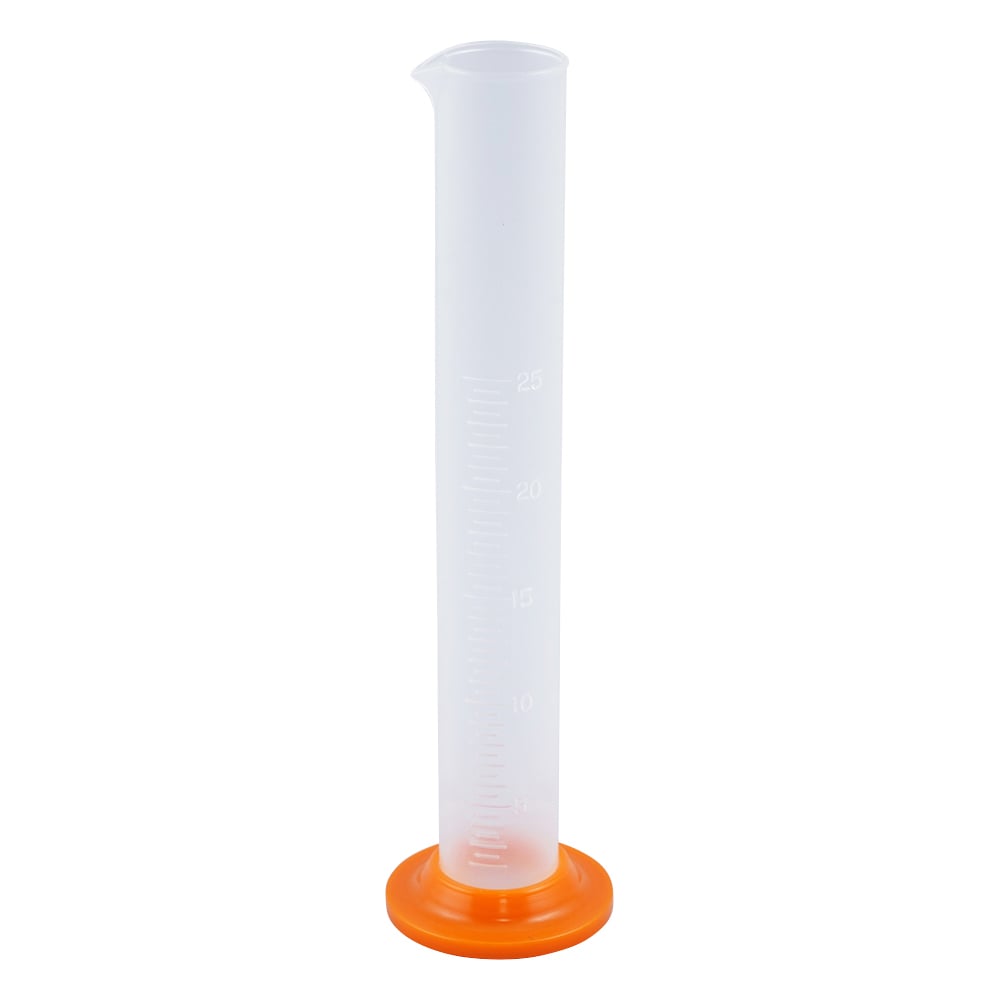 日本メデカルサイエンス ポリシリンダー（PP）　25mL　 1個（ご注文単位1個）【直送品】