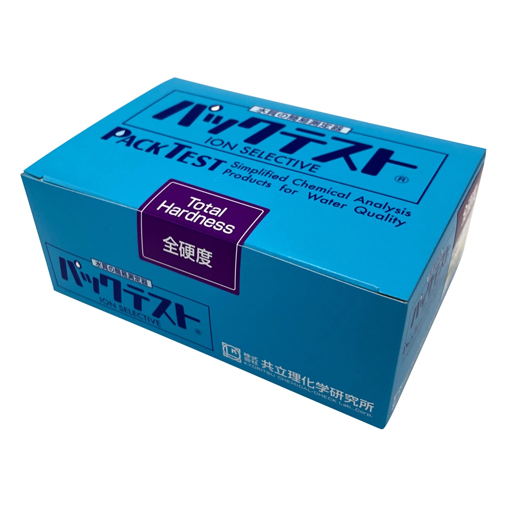 共立理化学研究所 パックテストR (簡易水質検査器具) 全硬度 1箱(5本×10袋入) WAK-TH 1箱(ご注文単位1箱)【直送品】