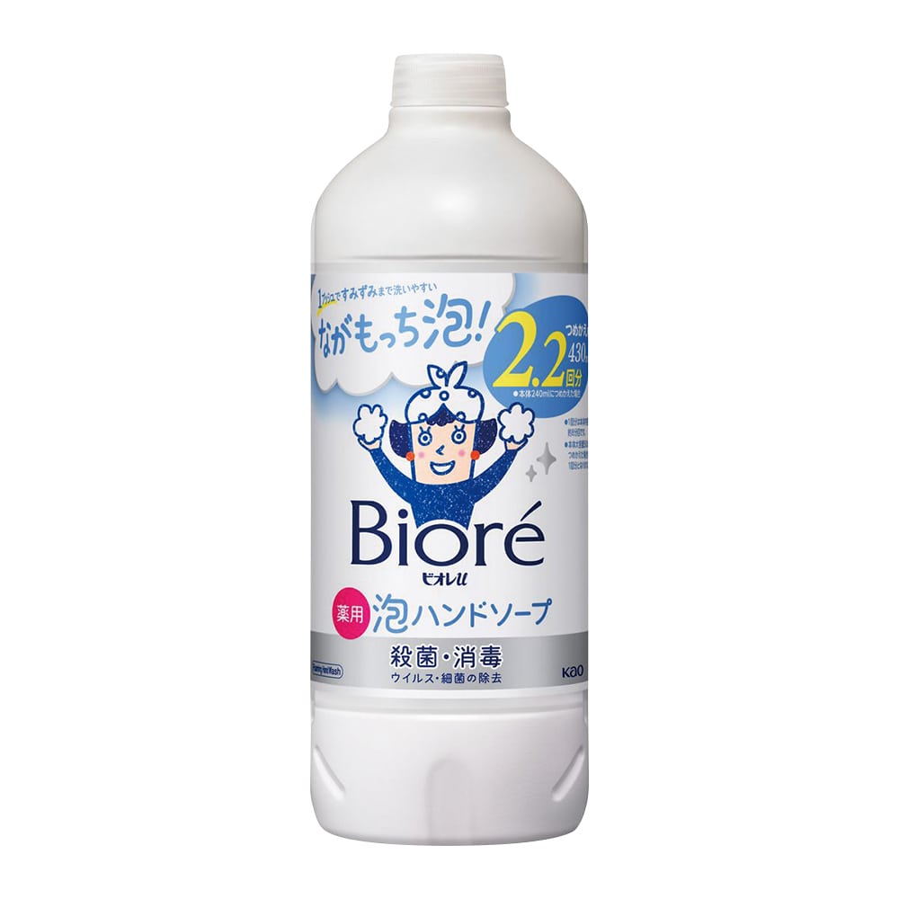 花王 ビオレu 泡ハンドソープ つめかえ用 430mL 1個(ご注文単位1個)【直送品】