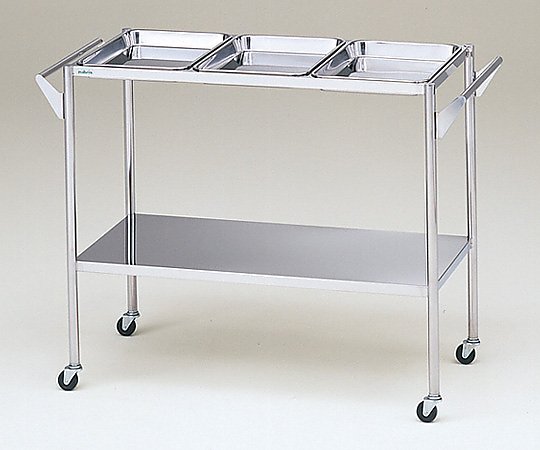 ナビス(アズワン) オペ室用消毒盤台 3枚用 1台(ご注文単位1台)【直送品】