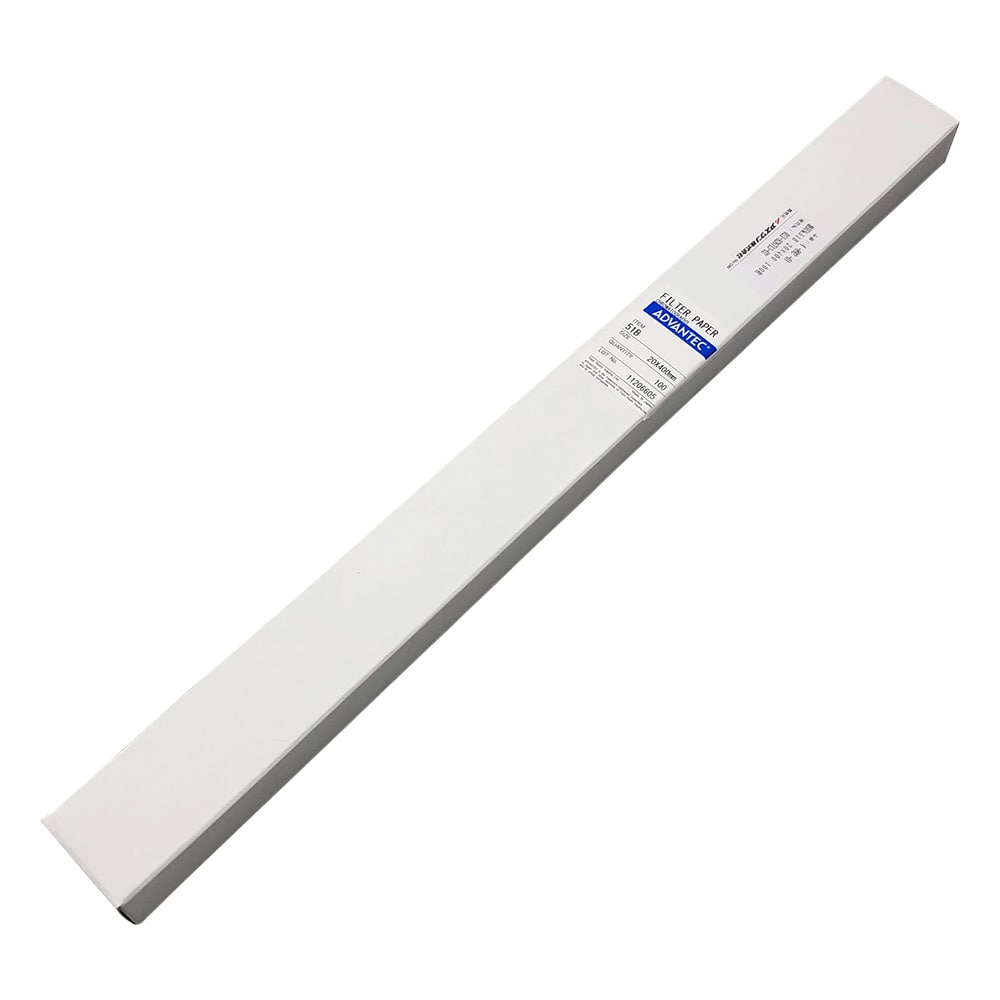 ADVANTEC クロマトグラフィー用濾紙 No.51B 100枚入 02173020 1箱(ご注文単位1箱)【直送品】