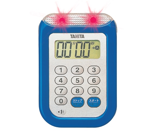 タニタ 防水大音量 タイマー ブルー TD-377BL 1個(ご注文単位1個)【直送品】