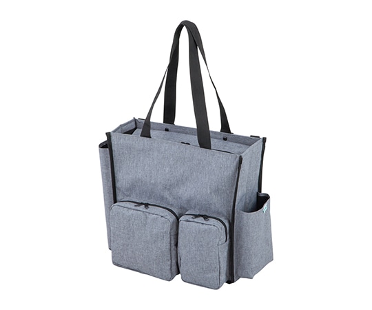 ナビス(アズワン) ヘルパートートバッグ2way グレー 1個(ご注文単位1個)【直送品】
