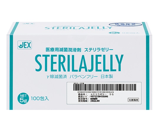 ジェクス 医療用滅菌潤滑剤 ステリラゼリー 100包入 1箱(ご注文単位1箱)【直送品】