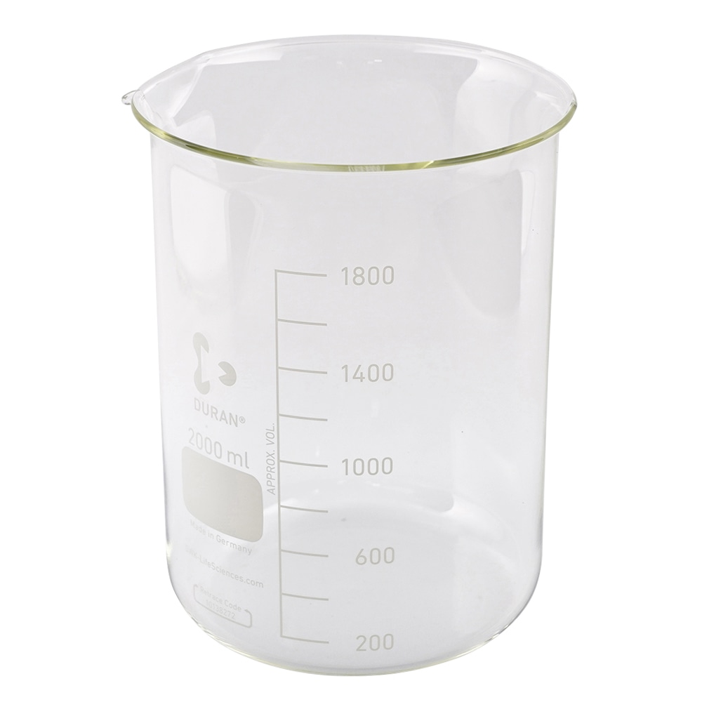 SCHOTT/DURAN ビーカー 2L (DURAN) 211066301 1個(ご注文単位1個)【直送品】