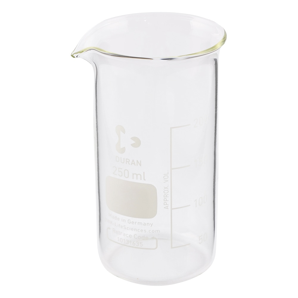 SCHOTT/DURAN トールビーカー 250mL 211163602 1個(ご注文単位1個)【直送品】