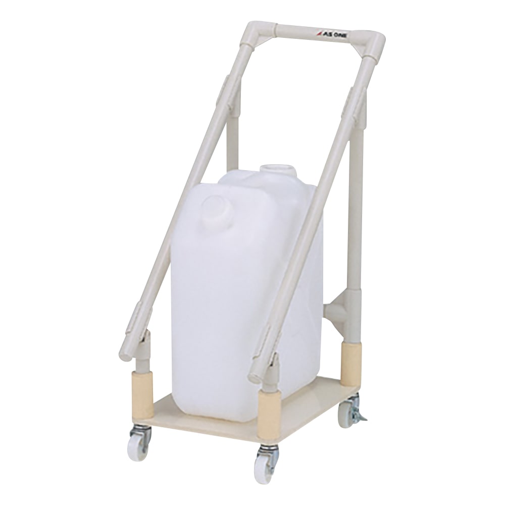 アズワン 廃液回収トレーワゴン 1ヶ用 ポリタンク1ヶ用 1台(ご注文単位1台)【直送品】