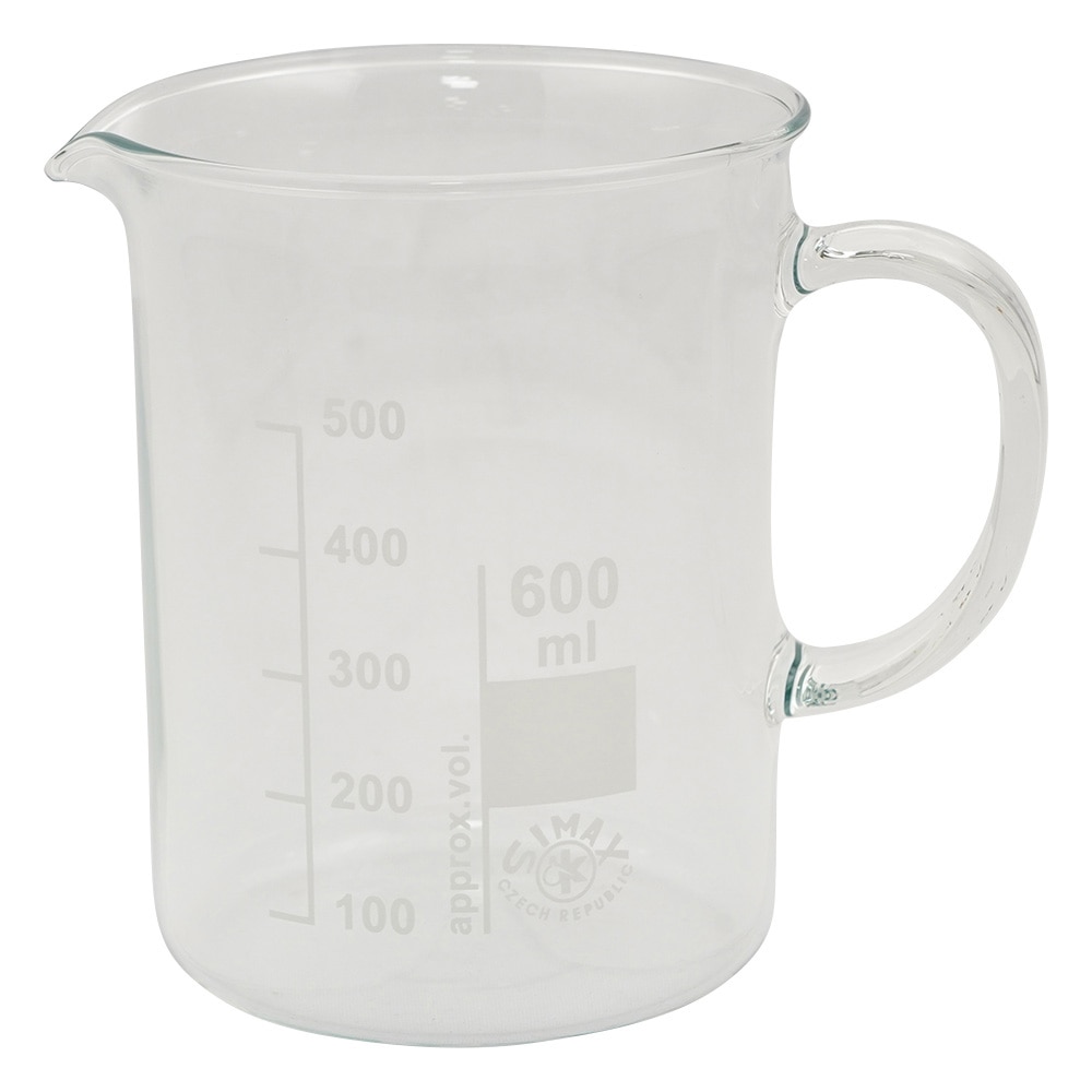SIMAX ガラス手付ビーカー 600mL 154/600 1個(ご注文単位1個)【直送品】