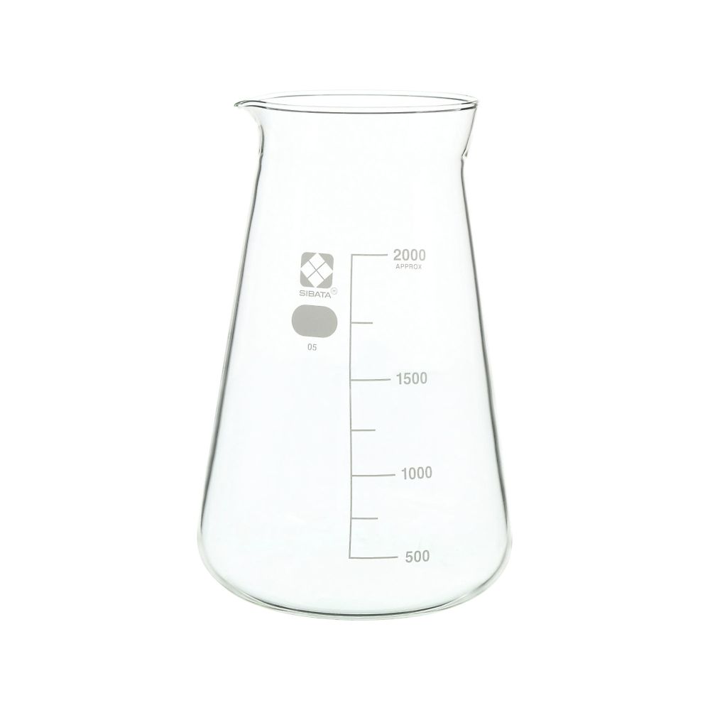 柴田科学 コニカルビーカー 2000mL 010050-2000 1個(ご注文単位1個)【直送品】