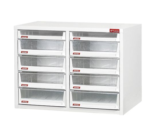 アズワン 堅牢レターケース A4XM2-8H2P 1個(ご注文単位1個)【直送品】