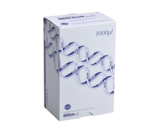 WATSON 1000ul エコパック 1箱(480本×5ラック入) 123R-757CS 1箱(ご注文単位1箱)【直送品】