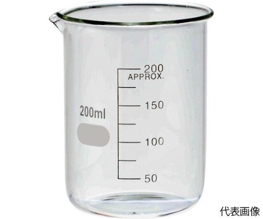 トラスコ中山 ガラスビーカー 2000mL GB-2000 1個(ご注文単位1個)【直送品】