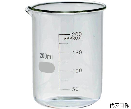 トラスコ中山 ガラスビーカー 500mL GB-500 1個(ご注文単位1個)【直送品】