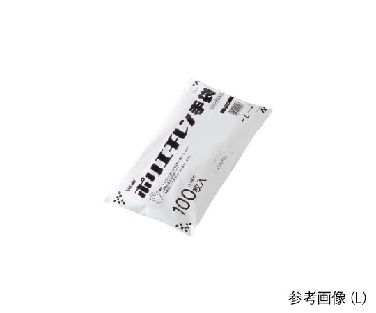 川西工業 ポリエチレン手袋　外エンボス　エコノミー　100枚入　クリア　M　2018 1パック（ご注文単位1パック）【直送品】