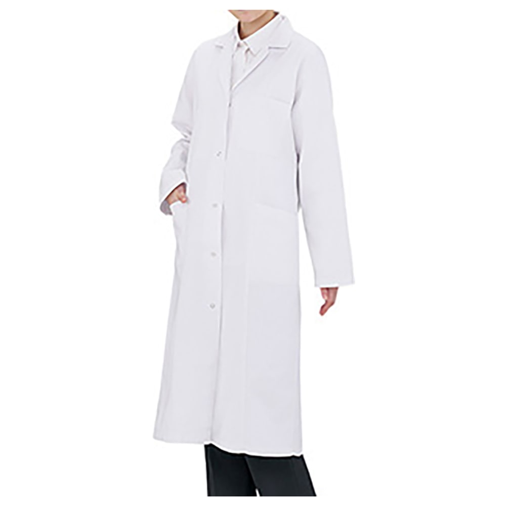 LLG　Labware 白衣（綿100％）　女性用　L　　9414344 1枚（ご注文単位1枚）【直送品】