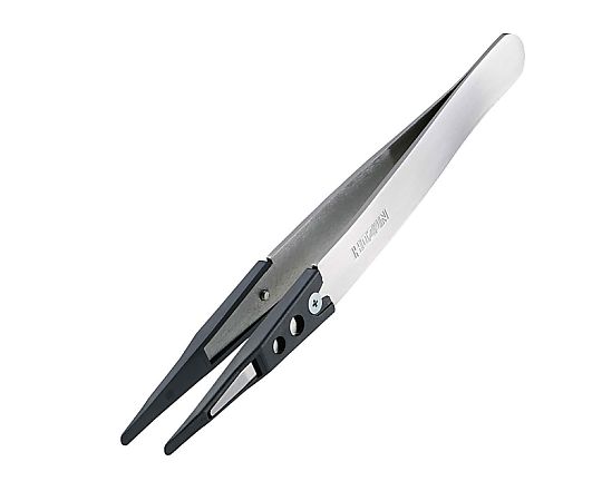 ホーザン ESDピンセット P-643-S 1本(ご注文単位1本)【直送品】