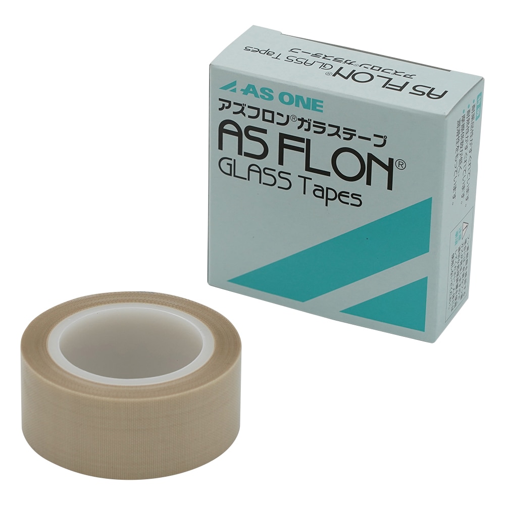 アズワン アズフロン(R)ガラステープ 25mm×10m×0.13mm 1巻(ご注文単位1巻)【直送品】