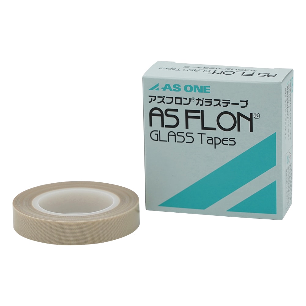アズワン アズフロン(R)ガラステープ 13mm×10m×0.18mm 1巻(ご注文単位1巻)【直送品】