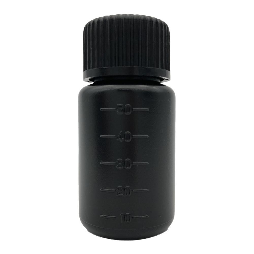 ニッコー・ハンセン Jボトル丸型 広口 遮光 50mL 1本 1530-11 1本(ご注文単位1本)【直送品】