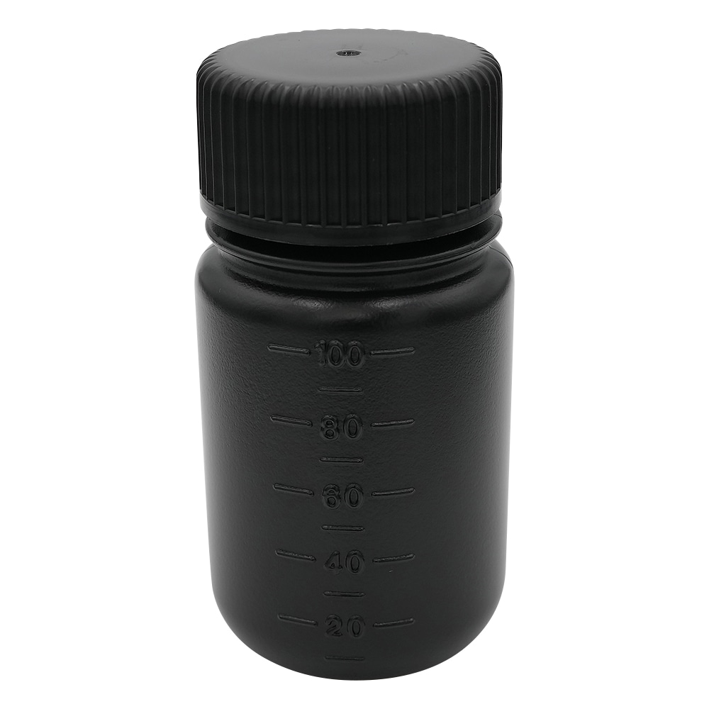 ニッコー・ハンセン Jボトル丸型 広口 遮光 100mL 1本 1530-12 1本(ご注文単位1本)【直送品】