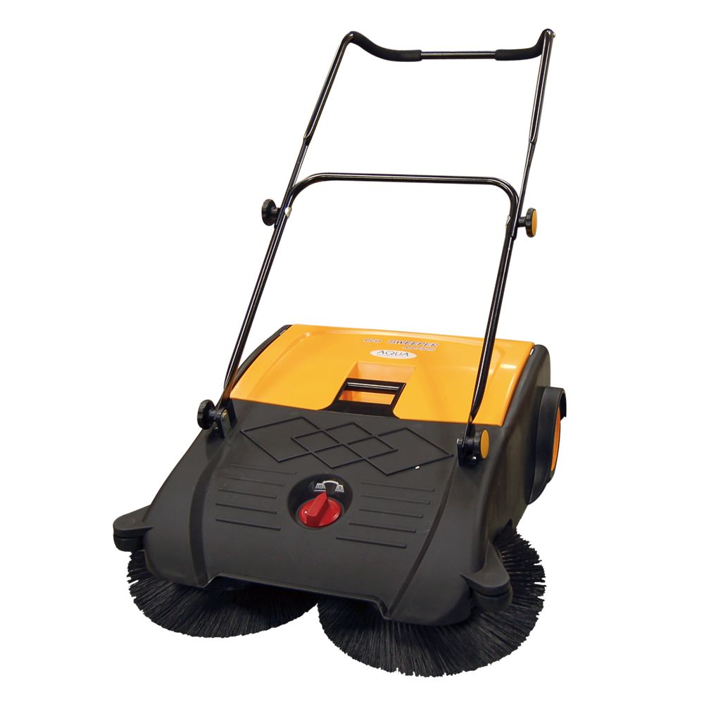 アクアシステム 手押式掃除機 エコスイーパー (両サイドブラシ付) AJL750S 1個(ご注文単位1個)【直送品】