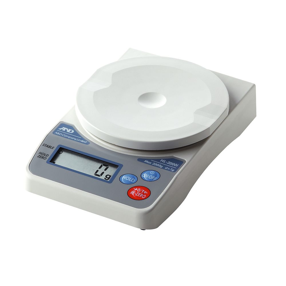 エー・アンド・デイ コンパクトスケール HL-iシリーズ/HL-iシリーズ ひょう量:2000g 最小表示:1g HL-2000i 1台(ご注文単位1台)【直送品】