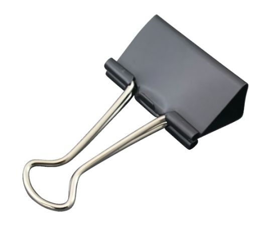 サンケー ダブルクリップ 中 (10個入) DB-2-BK 1箱(ご注文単位1箱)【直送品】