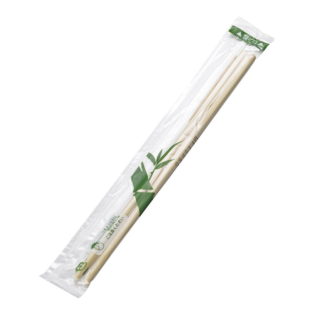 やなぎプロダクツ 竹丸角 ポリ完封箸 楊枝入 20cm(100膳入) PK-016 1ケース(ご注文単位1ケース)【直送品】
