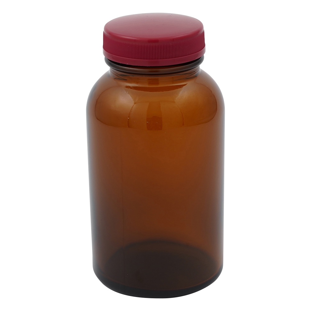 アズワン 規格瓶(広口) 茶褐色 250mL No.14 1本(ご注文単位1本)【直送品】