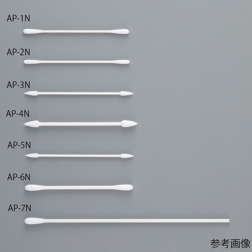 アズワン アズピュア工業用綿棒II マイクロスワブ紙軸 25本×100袋入　AP-5N 1箱（ご注文単位1箱）【直送品】