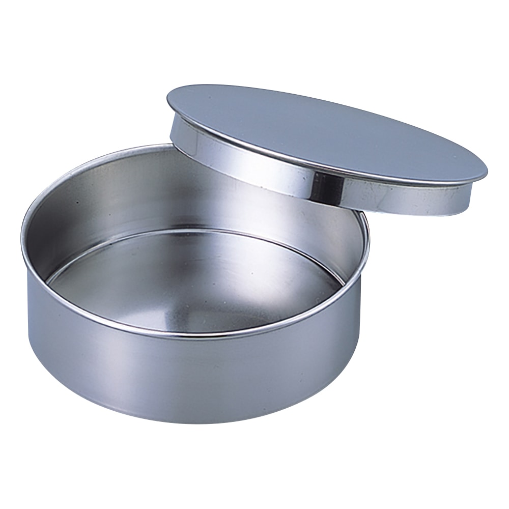 サンポー ステンレスふるい φ150×60mm 蓋及び受器 1個(ご注文単位1個)【直送品】