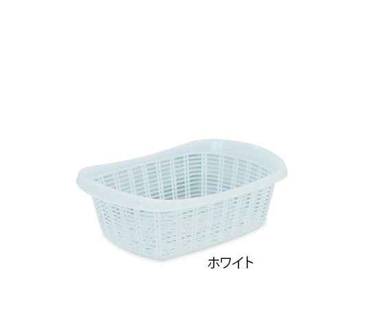 高田ベッド 脱衣カゴ 幅51×奥行37×高さ18.5cm ホワイト TB-73-02 1個(ご注文単位1個)【直送品】
