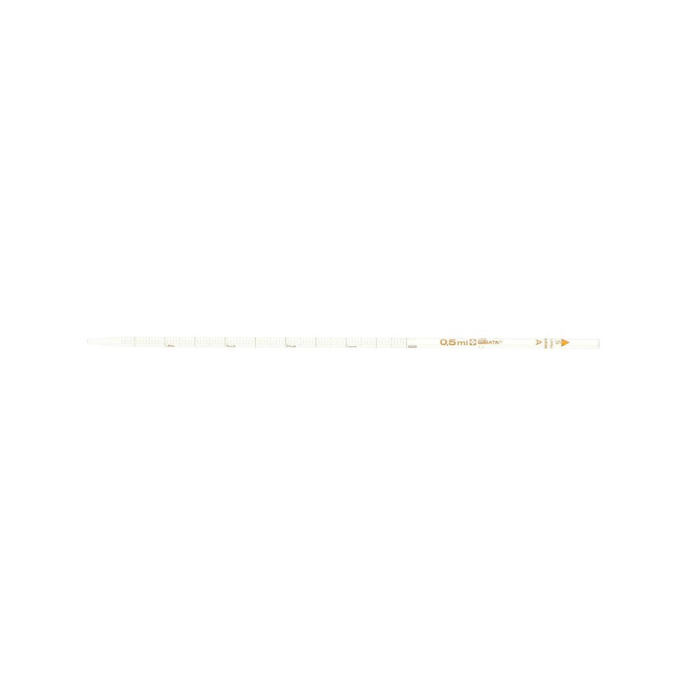 柴田科学 メスピペット先端目盛 カスタムA 0.5mL 1本(ご注文単位1本)【直送品】