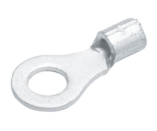 ニチフ端子工業 銅線用裸圧着端子（丸型）　10個入　HC R-2-6 1パック（ご注文単位1パック）【直送品】