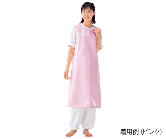 エンゼル(介護用品) 入浴介助エプロン (面ファスナータイプ) ピンク/L 6012(L) 1枚(ご注文単位1枚)【直送品】